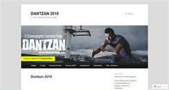 Desktop Screenshot of dantzanstage.com